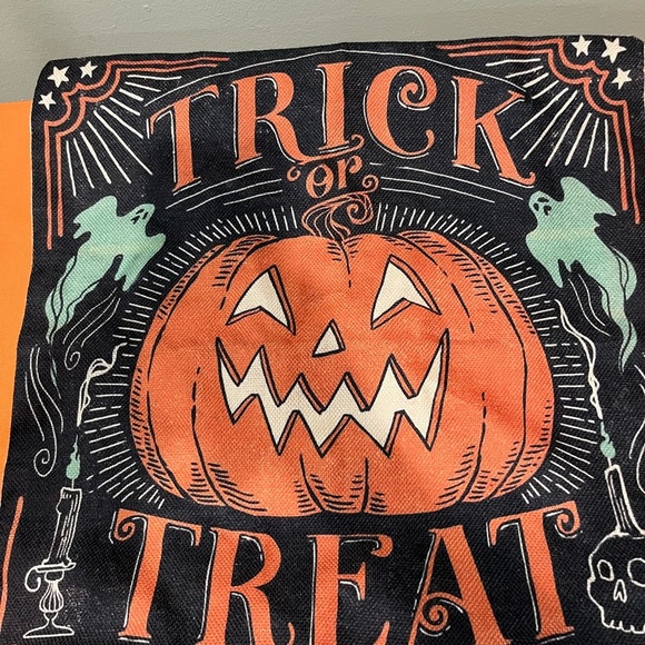 Halloween Trick or Treat Pillow Cover - Picture 1 of 5